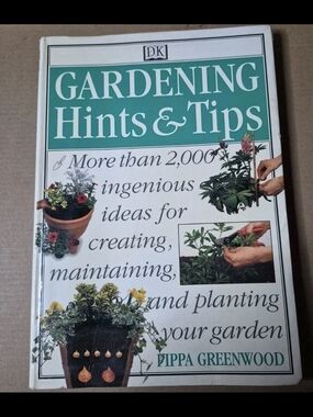 Gardening Hints & Tips by Pippa Greenwood - White/Teal Cover
